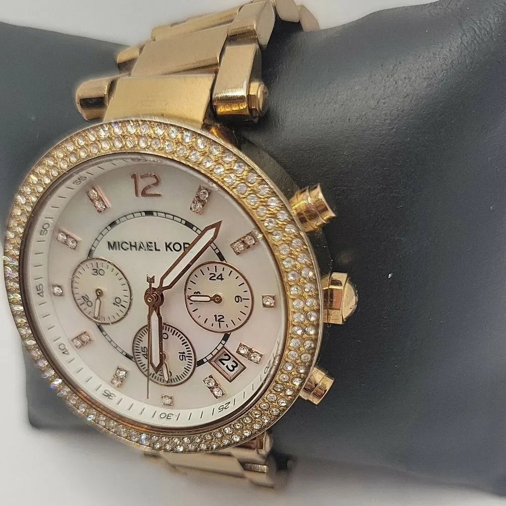 Michael Kors Parker MK5491 Womens Stainless Steel Analog Dial Quartz Watch DE111